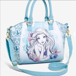Disney The Little Mermaid Ariel Sketch Hobo Tote Beach Bag